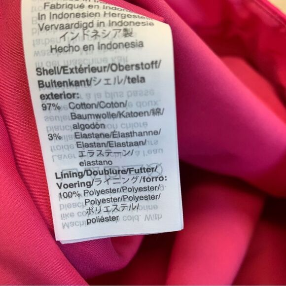 j. Crew hot fuchsia pink scalloped hem pencil skirt Sz 6 NWT - Picture 5 of 9